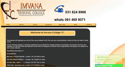 Desktop Screenshot of imvanacollege.co.za
